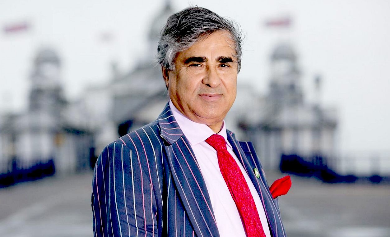 Abid Gulzar, the owner of Eastbourne Pier in 2015