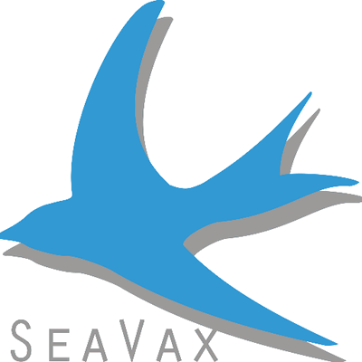 SeaVax blue bird trademark copyright logo