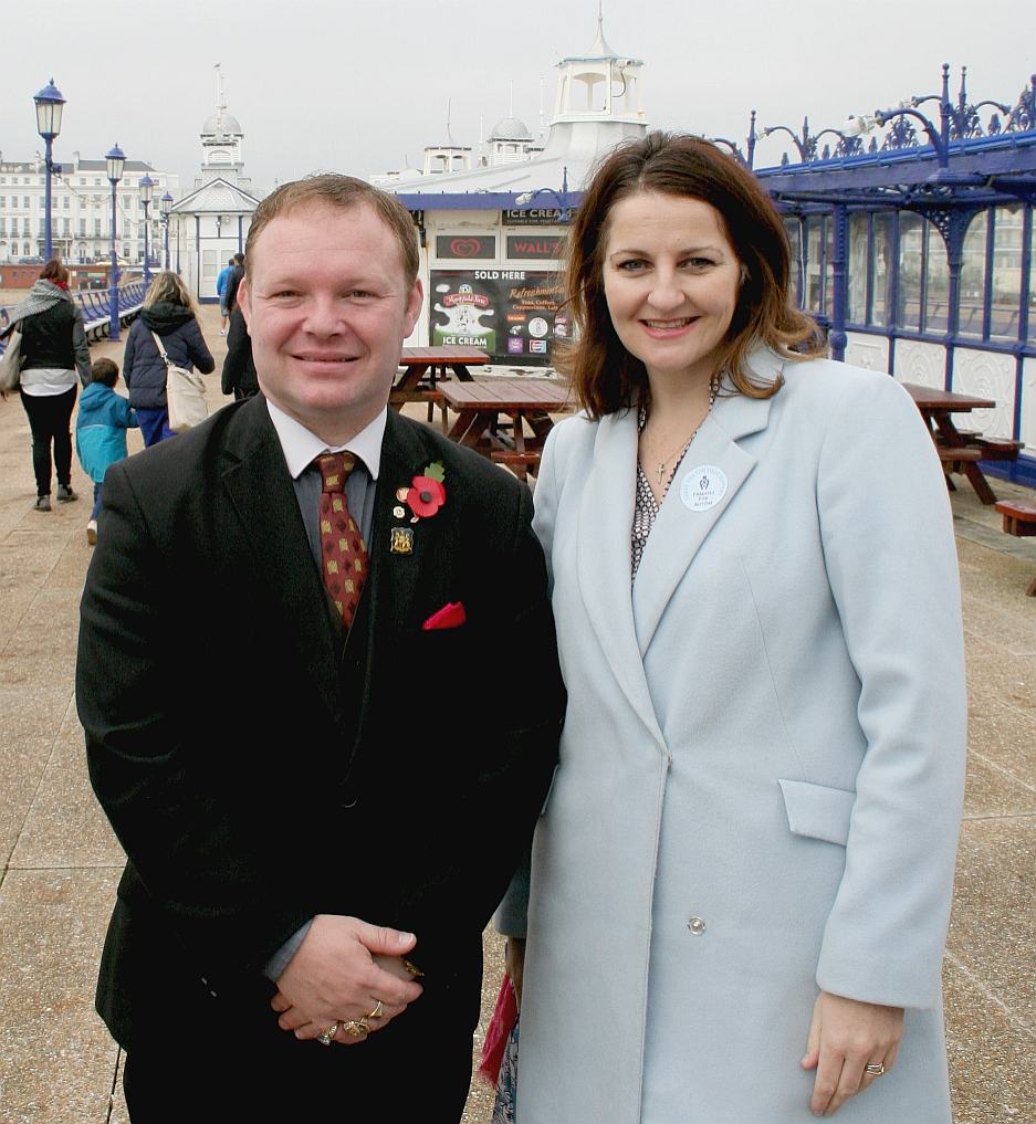 Lord Brett McLean and Caroline Ansell