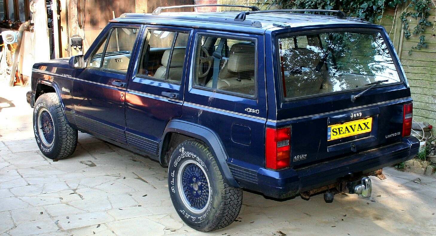 Jeep Cherokee donor vehicle for conversion to a beach buggy