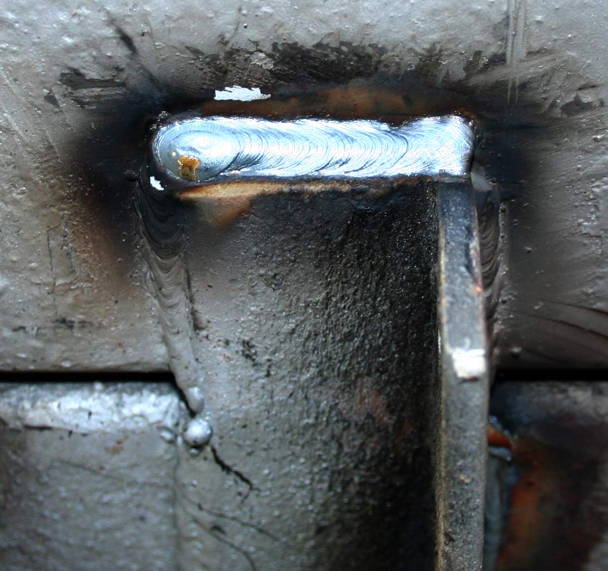MIG welding mild steel chassis members
